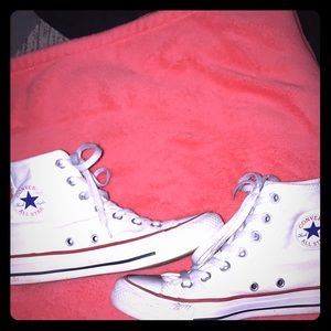 white high top converse